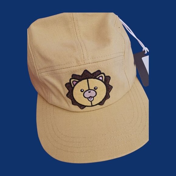 Koms Kamper Women Hat Bleach X Loud Embroidered Lion Adjustable Golden Yellow main image 5